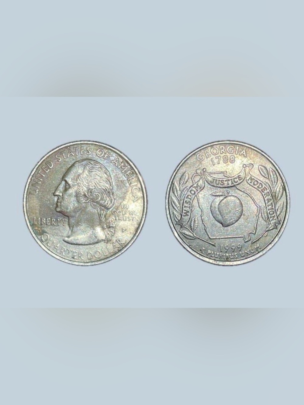 USA 1/4 Dollar 1999 Georgia